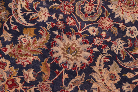 handmade Transitional Agra Blue Red Hand Knotted RECTANGLE 100% WOOL area rug 8 x 10
