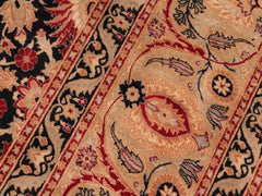 handmade Traditional New Asif Black Tan Hand Knotted RECTANGLE 100% WOOL area rug 8x10