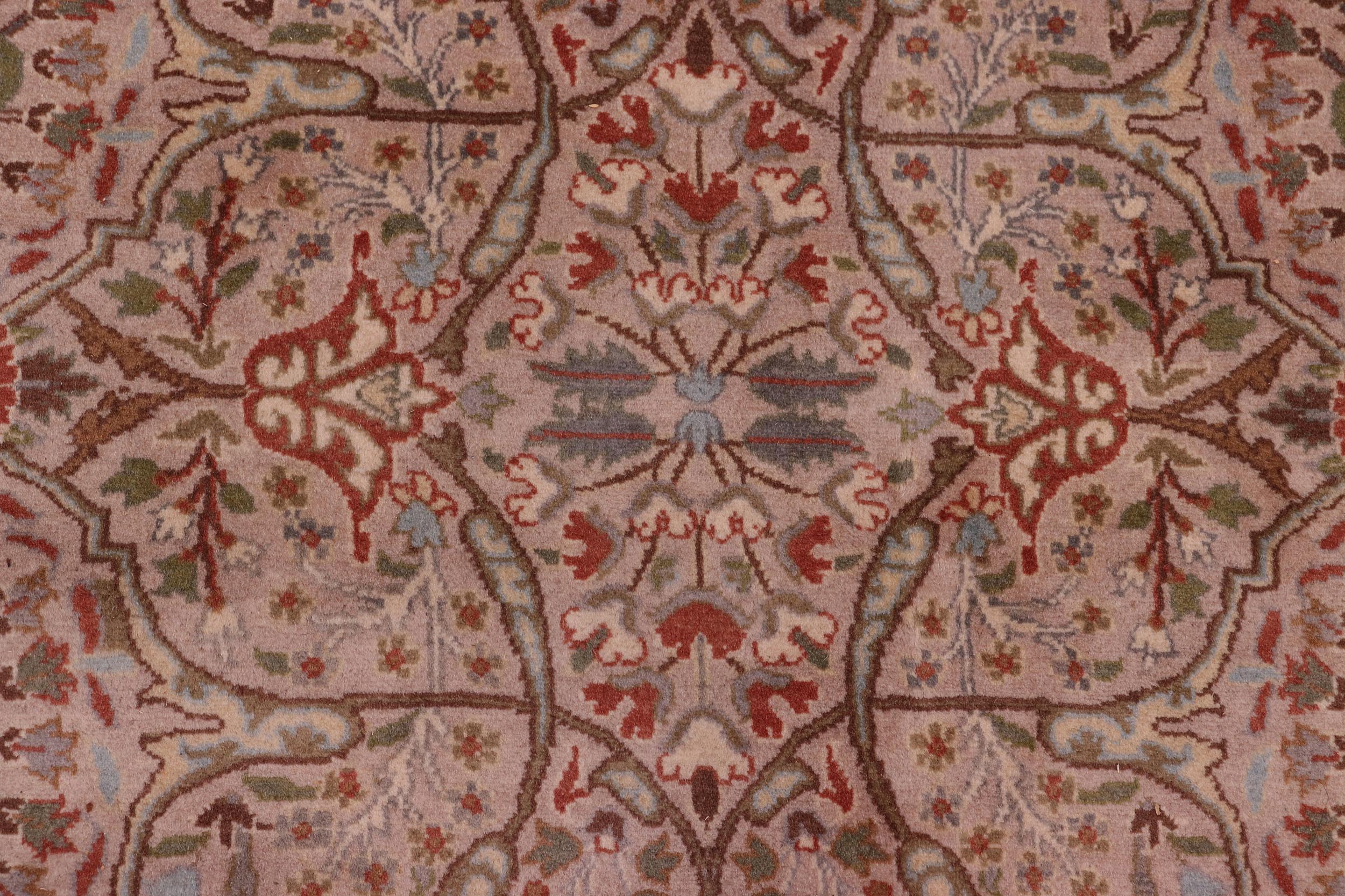 handmade Transitional Tabriz Lt. Gray Copper Hand Knotted RECTANGLE 100% WOOL area rug 8x10