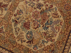 handmade Traditional Nazakat Beige Gold Hand Knotted RECTANGLE 100% WOOL area rug 9x12