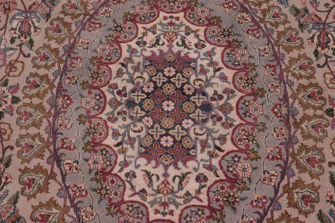 handmade Traditional Anarlaki Taupe Green Hand Knotted RECTANGLE 100% WOOL area rug 9x12