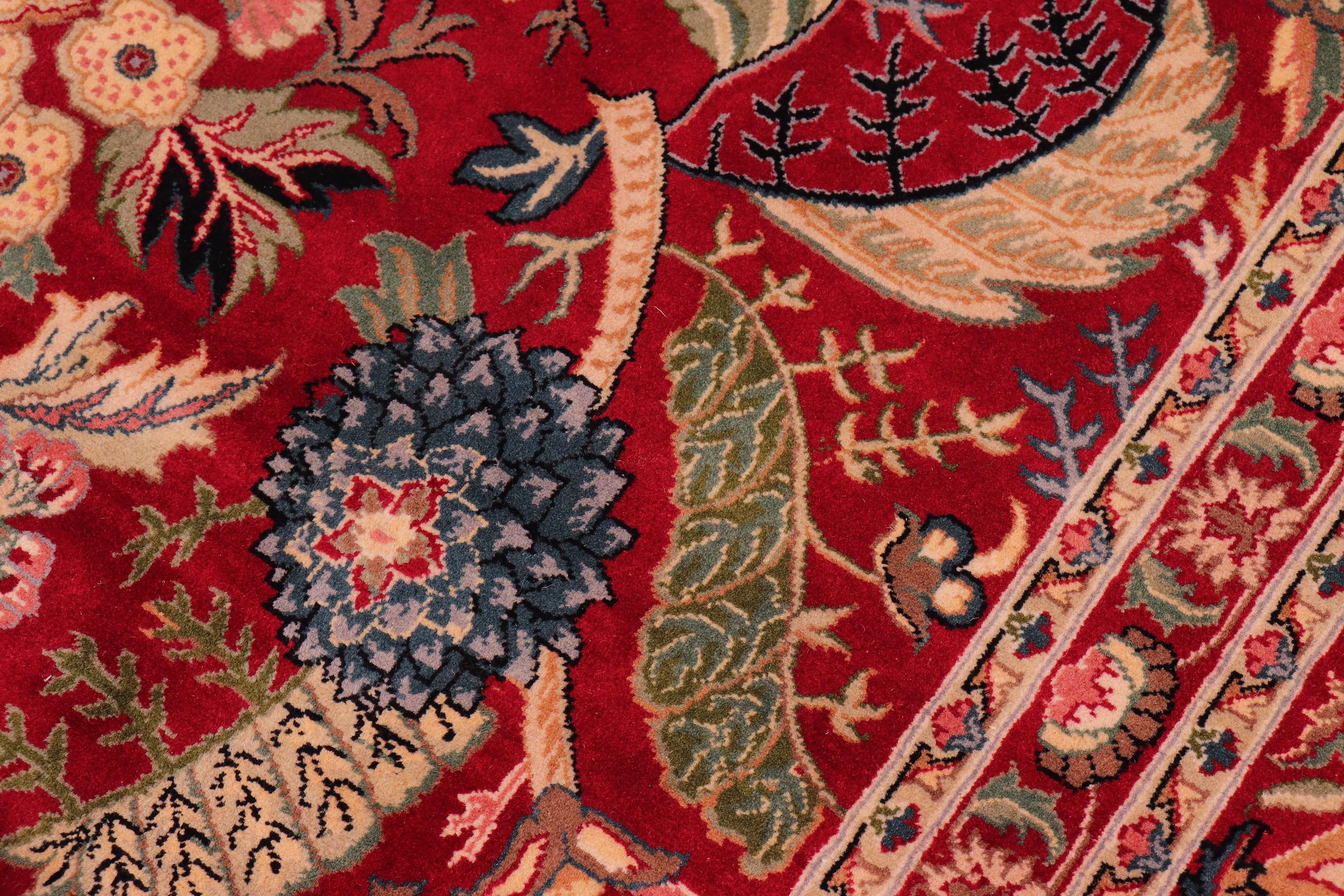 handmade Traditional Nagi Red Red Hand Knotted RECTANGLE 100% WOOL area rug 9x12