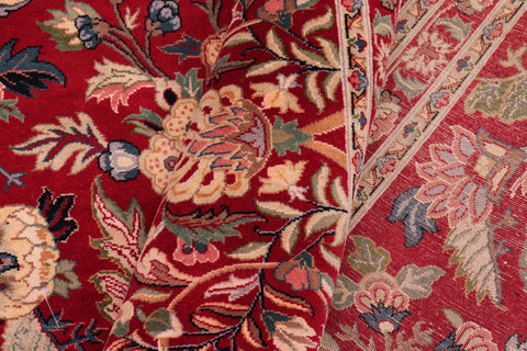 handmade Traditional Nagi Red Red Hand Knotted RECTANGLE 100% WOOL area rug 9x12