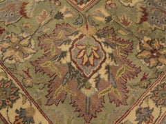 handmade Transitional Tabriz Gold Green Hand Knotted RECTANGLE 100% WOOL area rug 9x12