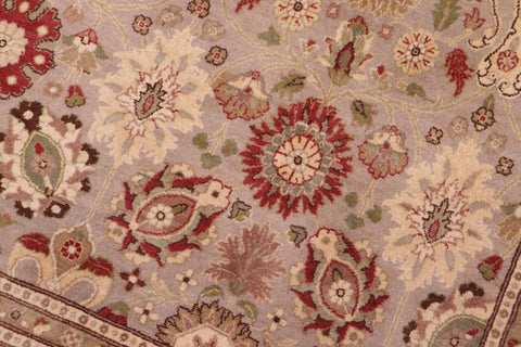 handmade Traditional Tabriz Gold Green Hand Knotted RECTANGLE 100% WOOL area rug 9x12