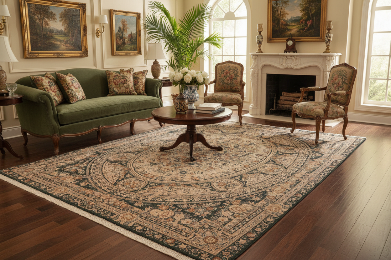 handmade Traditional Abusson Black Tan Hand Knotted RECTANGLE 100% WOOL area rug 9x12