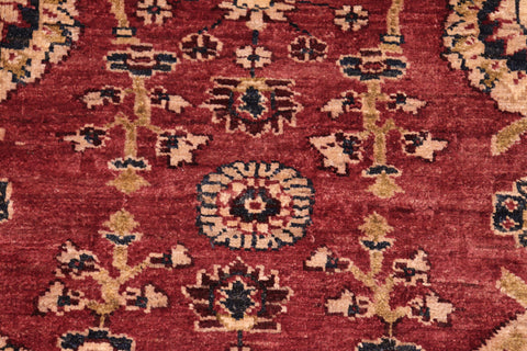 handmade Traditional Kafkaz Red Ivory Hand Knotted RECTANGLE 100% WOOL area rug 5x6