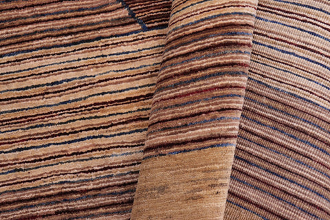 handmade Modern Gabbeh Red Brown Hand Knotted RECTANGLE 100% WOOL area rug 5' x 7'