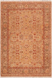 handmade Traditional Kafkaz Tan Lt. Brown Hand Knotted RECTANGLE 100% WOOL area rug 5 x 7
