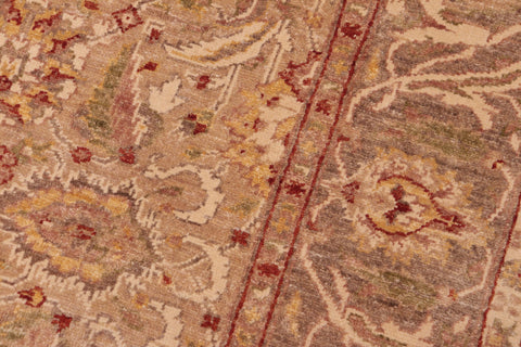 handmade Traditional Kafkaz Tan Lt. Brown Hand Knotted RECTANGLE 100% WOOL area rug 5x7