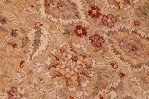 handmade Traditional Kafkaz Tan Lt. Brown Hand Knotted RECTANGLE 100% WOOL area rug 5x7