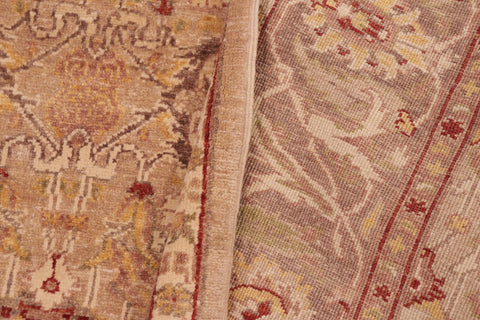 handmade Traditional Kafkaz Tan Lt. Brown Hand Knotted RECTANGLE 100% WOOL area rug 5x7