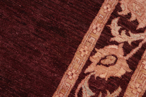 handmade Modern Gabbeh Maroon Beige Hand Knotted RECTANGLE 100% WOOL area rug 5' x 7'