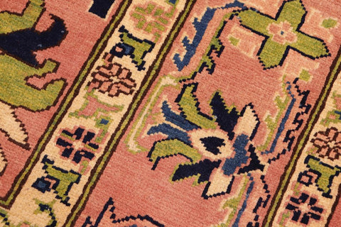 handmade Traditional Kafkaz Rust Rust Hand Knotted RECTANGLE 100% WOOL area rug 5X7