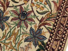 handmade Traditional Internation Beige Brown Hand Knotted RUNNER 100% WOOL area rug 3x10