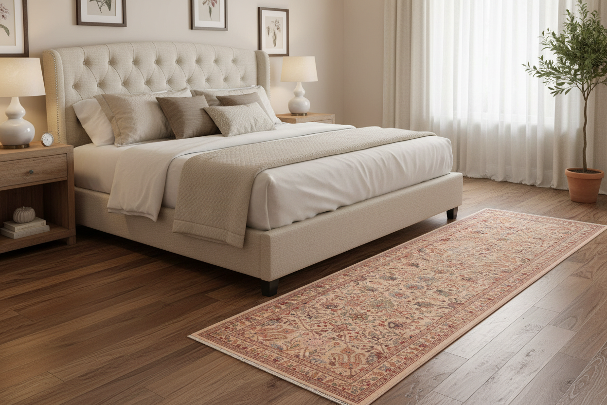 handmade Transitional  Lt. Gray Ivory Hand Knotted RUNNER 100% WOOL area rug 3' x 12'