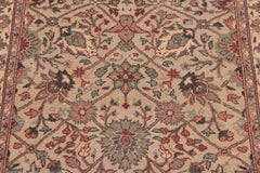 handmade Transitional  Lt. Gray Ivory Hand Knotted RUNNER 100% WOOL area rug 3'X12'