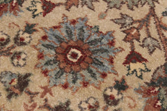 handmade Transitional  Lt. Gray Ivory Hand Knotted RUNNER 100% WOOL area rug 3'X12'