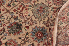 handmade Transitional  Lt. Gray Ivory Hand Knotted RUNNER 100% WOOL area rug 3'X12'