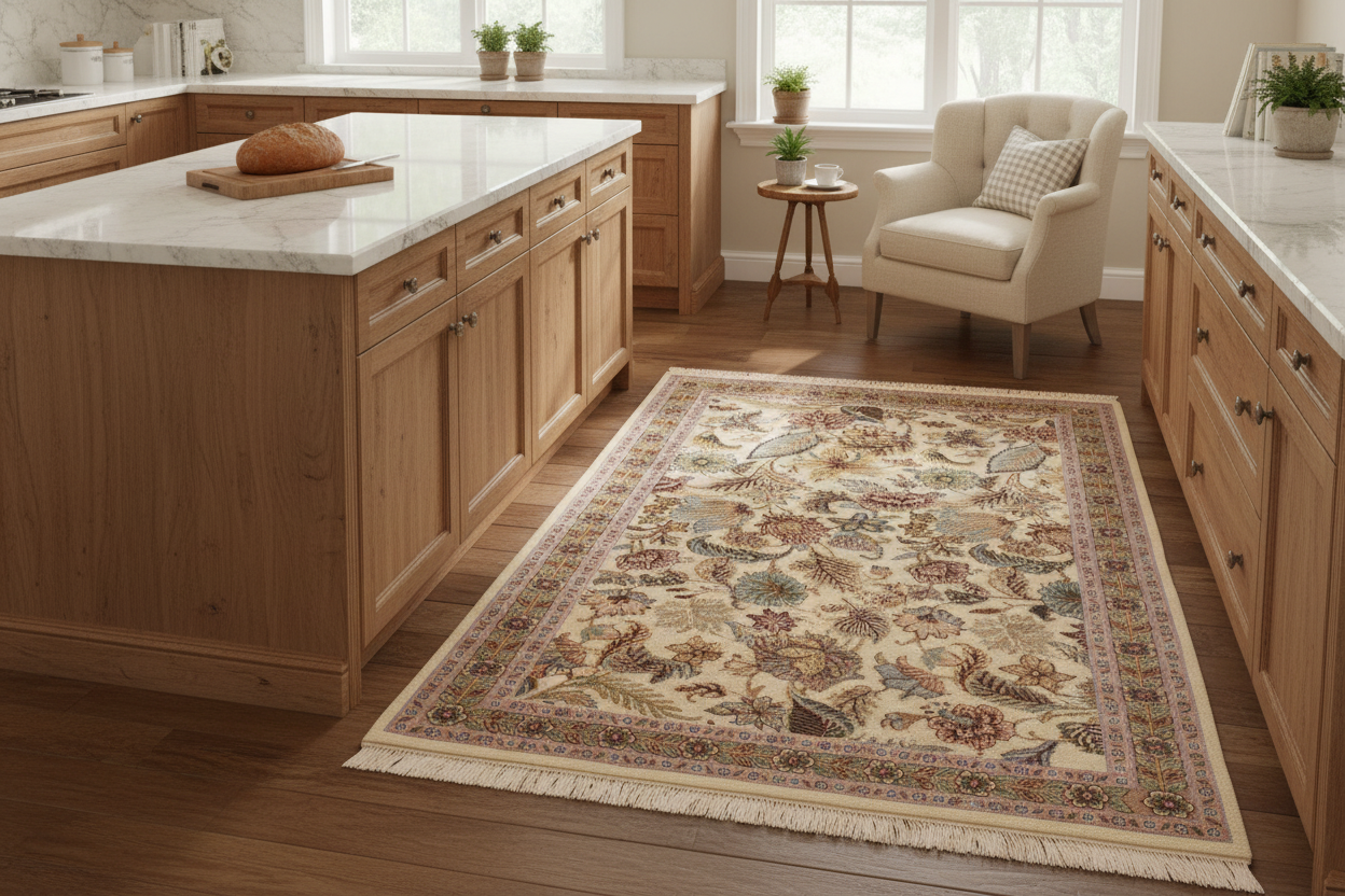 handmade Transitional Gulberg Ivory Pink Hand Knotted RECTANGLE 100% WOOL area rug 3x5