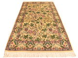 handmade Traditional Imran Beige Green Hand Knotted RECTANGLE 100% WOOL area rug 3x5