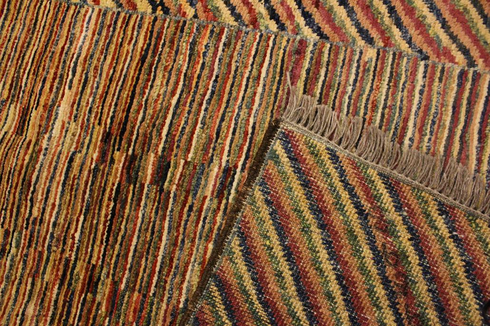 handmade Modern Gabbeh Blue Green Hand Knotted RECTANGLE 100% WOOL area rug 3 X5 