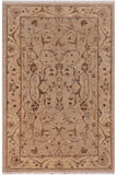 handmade Traditional Kafkaz Lt. Tan Gold Hand Knotted RECTANGLE 100% WOOL area rug 3 x 5