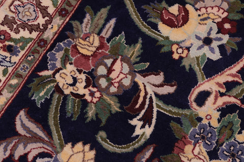 handmade Traditional Anarlaki Blue Beige Hand Knotted RECTANGLE 100% WOOL area rug 3x5