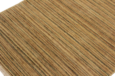 handmade Modern Gabbeh Beige Green Hand Knotted RECTANGLE 100% WOOL area rug 3' x 5'