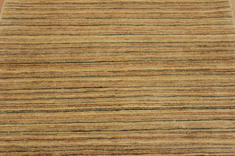 handmade Modern Gabbeh Beige Green Hand Knotted RECTANGLE 100% WOOL area rug 3' x 5'