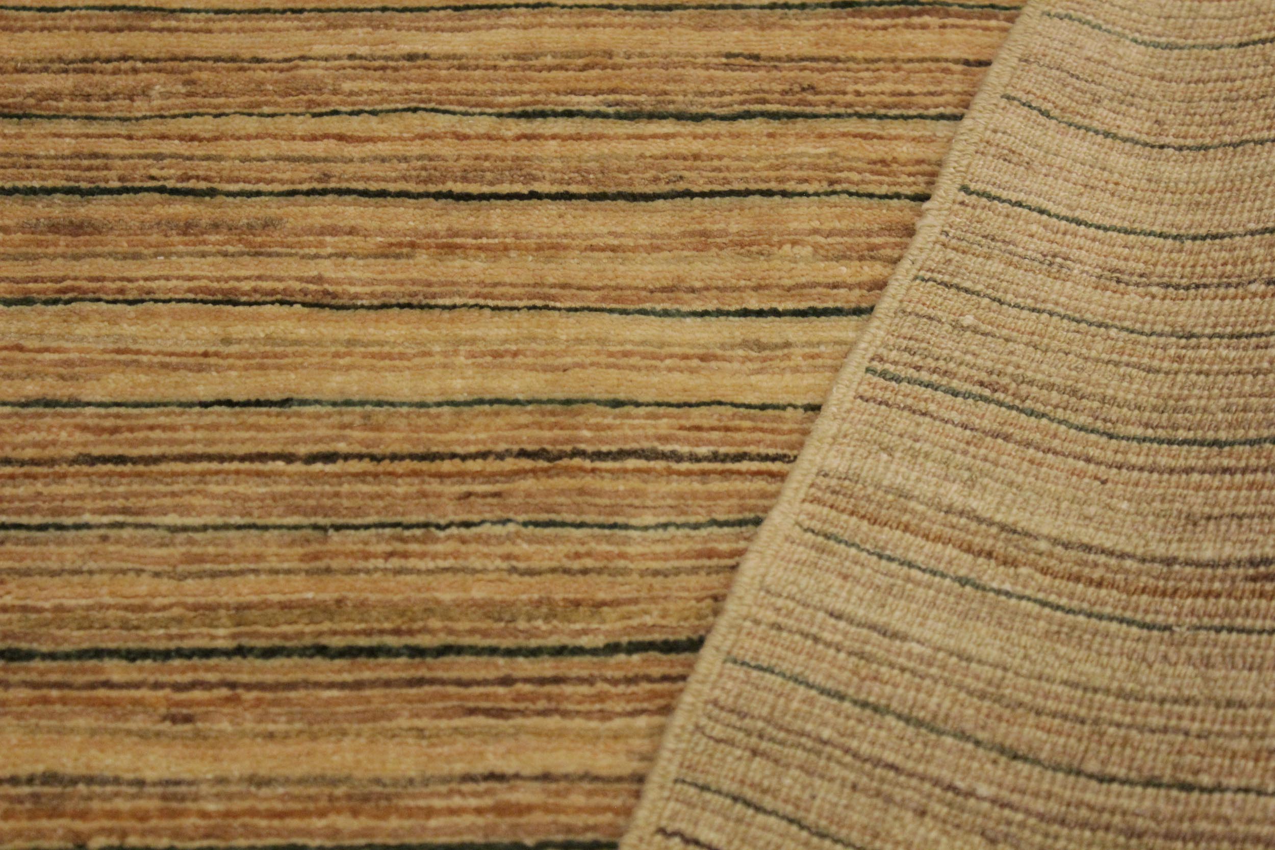 handmade Modern Gabbeh Beige Green Hand Knotted RECTANGLE 100% WOOL area rug 3' x 5'