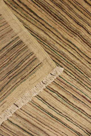handmade Modern Gabbeh Beige Green Hand Knotted RECTANGLE 100% WOOL area rug 3' x 5'