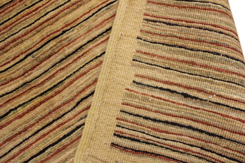 handmade Modern Gabbeh Beige Rust Hand Knotted RECTANGLE 100% WOOL area rug 3' x 5'