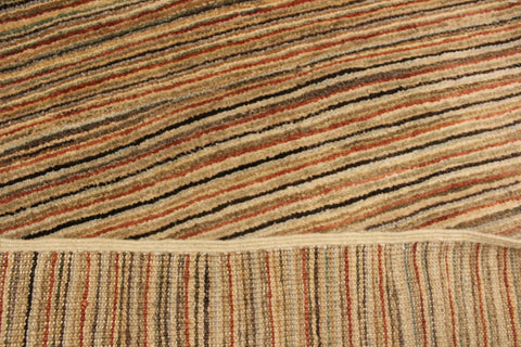 handmade Modern Gabbeh Beige Rust Hand Knotted RECTANGLE 100% WOOL area rug 3' x 5'