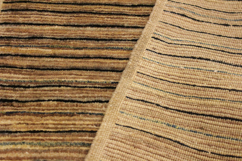 handmade Modern Gabbeh Beige Green Hand Knotted RECTANGLE 100% WOOL area rug 3' x 5'