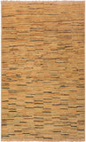Boho Chic Gabbeh Sabina Beige/Orange Wool Rug - 2'8'' x 3'11''