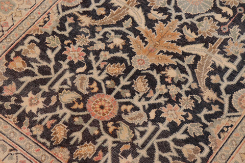 handmade Traditional Kafkaz Charcoal Tan Hand Knotted RECTANGLE 100% WOOL area rug 3x5