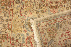 handmade Traditional Design Tan Beige Hand Knotted RECTANGLE 100% WOOL area rug 3'X5'