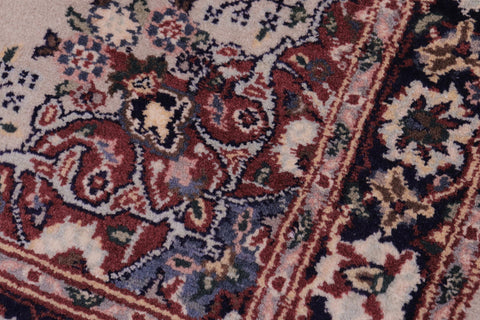 handmade Traditional B/2 Gray Blue Hand Knotted RECTANGLE 100% WOOL area rug 2x3