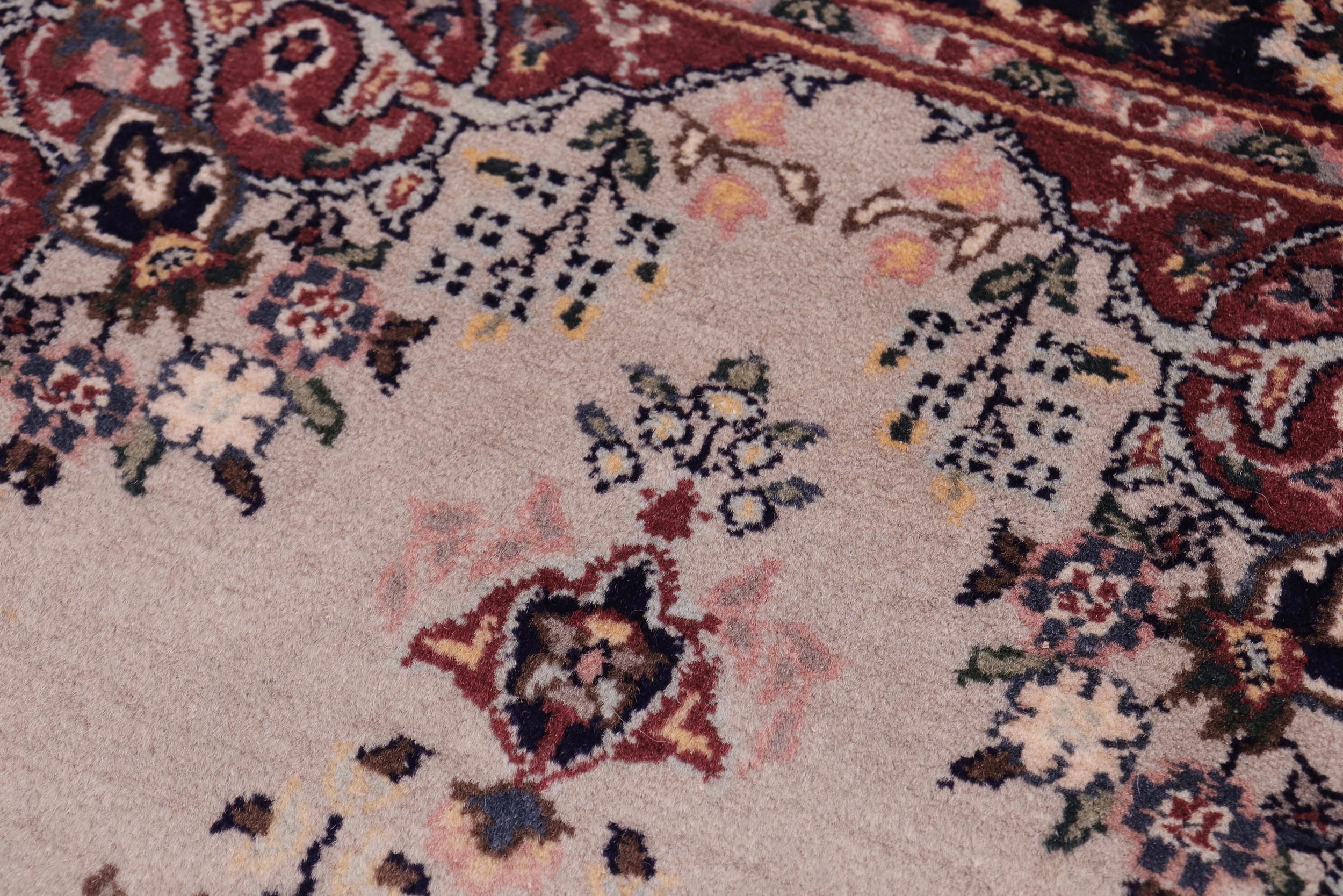 handmade Traditional B/2 Gray Blue Hand Knotted RECTANGLE 100% WOOL area rug 2x3