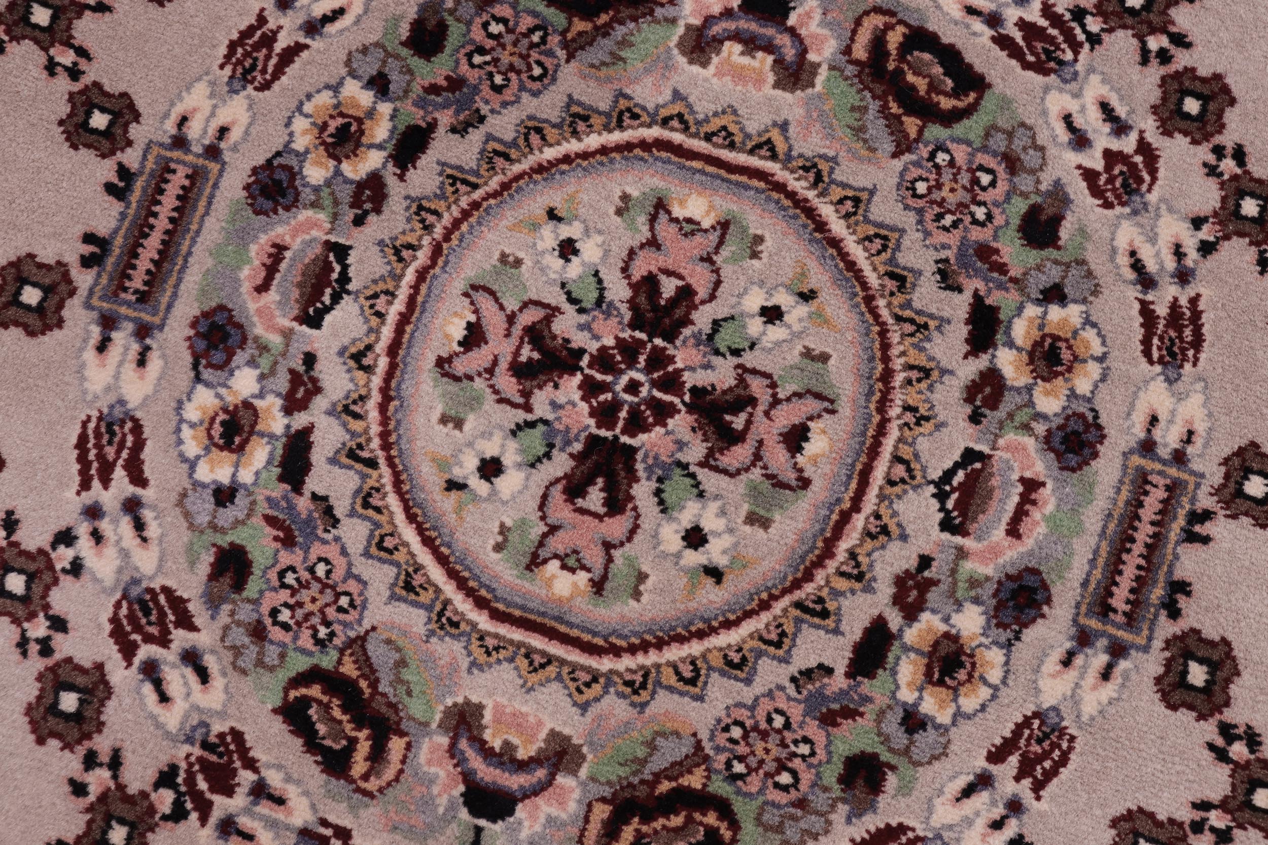 handmade Traditional Golden Gray Gray Hand Knotted RECTANGLE 100% WOOL area rug 2x3