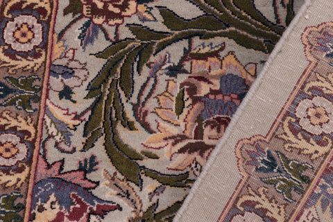 handmade Transitional Marry Gold Lt. Green Lt. Green Hand Knotted RECTANGLE 100% WOOL area rug 2x4