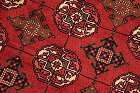 handmade Geometric Kargahi Rust Beige Hand Knotted RECTANGLE 100% WOOL area rug 7x10