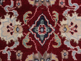 handmade Traditional Abasi Afsha Red Blue Hand Knotted RECTANGLE 100% WOOL area rug 2x3
