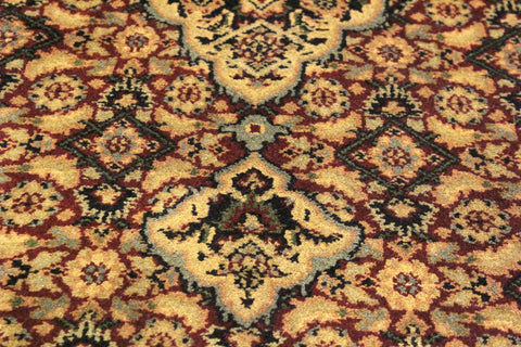 handmade Traditional Kafkaz Red Blue Hand Knotted RECTANGLE 100% WOOL area rug 4' x 6'