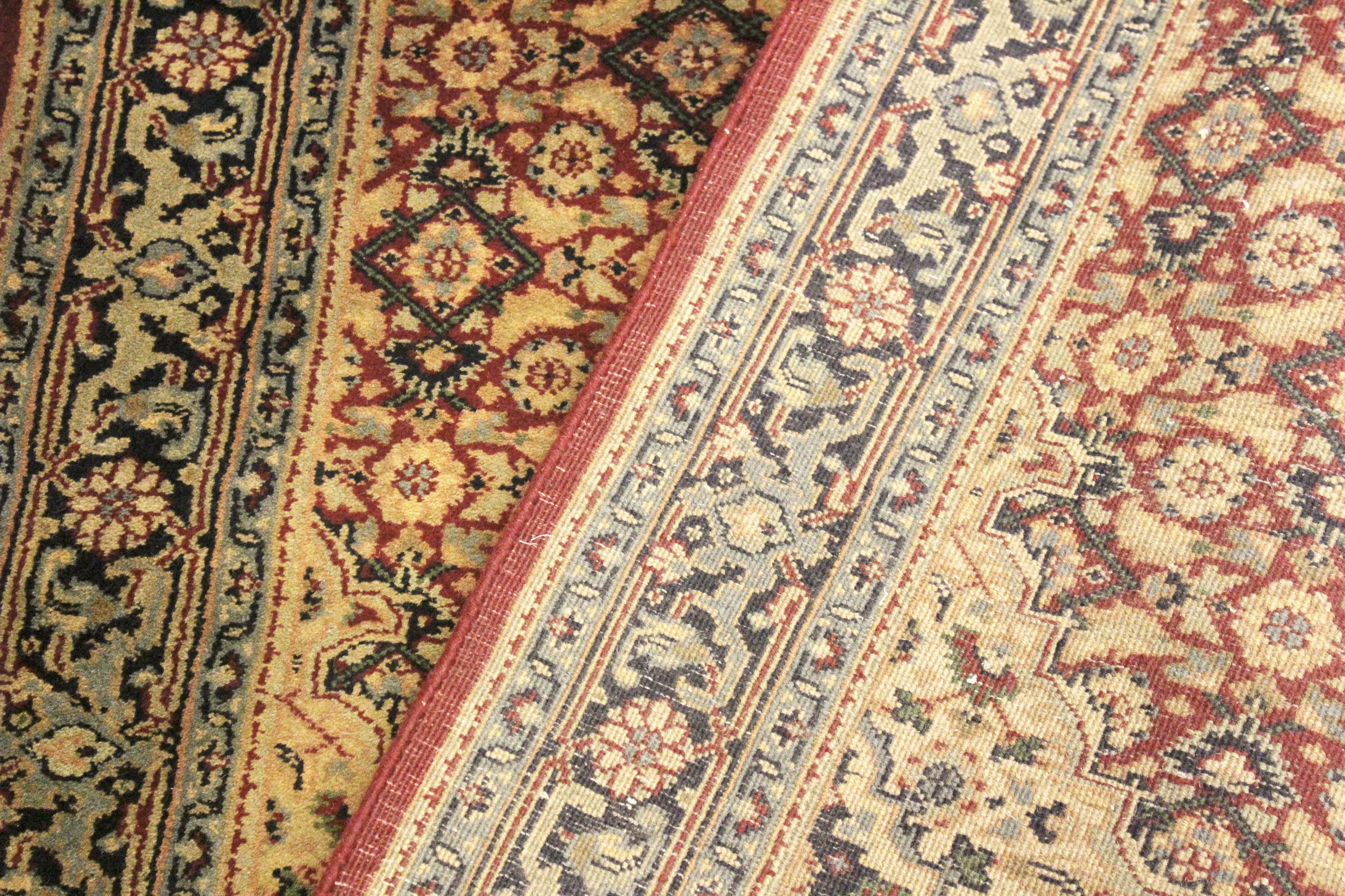 handmade Traditional Kafkaz Red Blue Hand Knotted RECTANGLE 100% WOOL area rug 4' x 6'