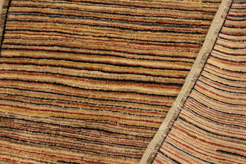 handmade Modern Gabbeh Beige Brown Hand Knotted RECTANGLE 100% WOOL area rug 3' x 5'