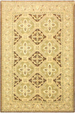 Classic Ziegler Carleen Brown/Green Wool Rug - 4'2'' x 6'8''