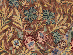 handmade Traditional Imran Brown Green Hand Knotted ROUND 100% WOOL area rug 8x8