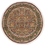 handmade Traditional Imran Brown Gray Hand Knotted ROUND 100% WOOL area rug 8x8